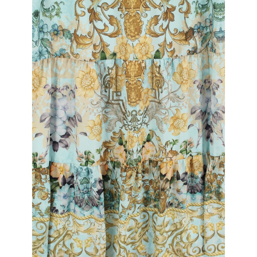 Soft Surroundings Baroque Dress Large Beaded Cottagecore Coastal Boho Chic - Picture 6 of 13